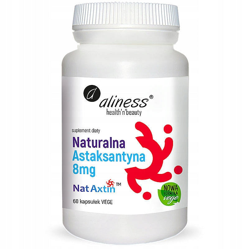Natural ASTAXANTHIN 8mg ALINESS 60 capsules Nat Axtin