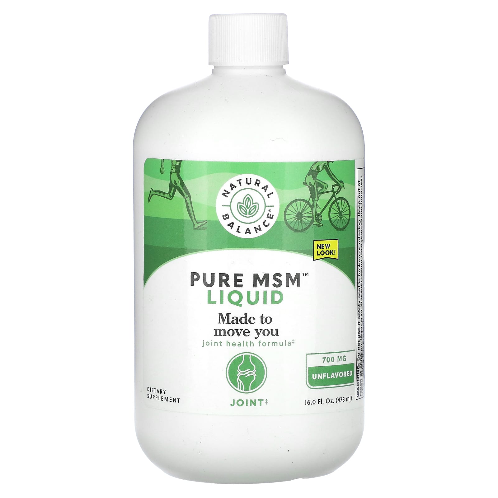 Natural Balance , Pure MSM Liquid, Unflavored, 700 mg, 16 fl oz (473 ml)