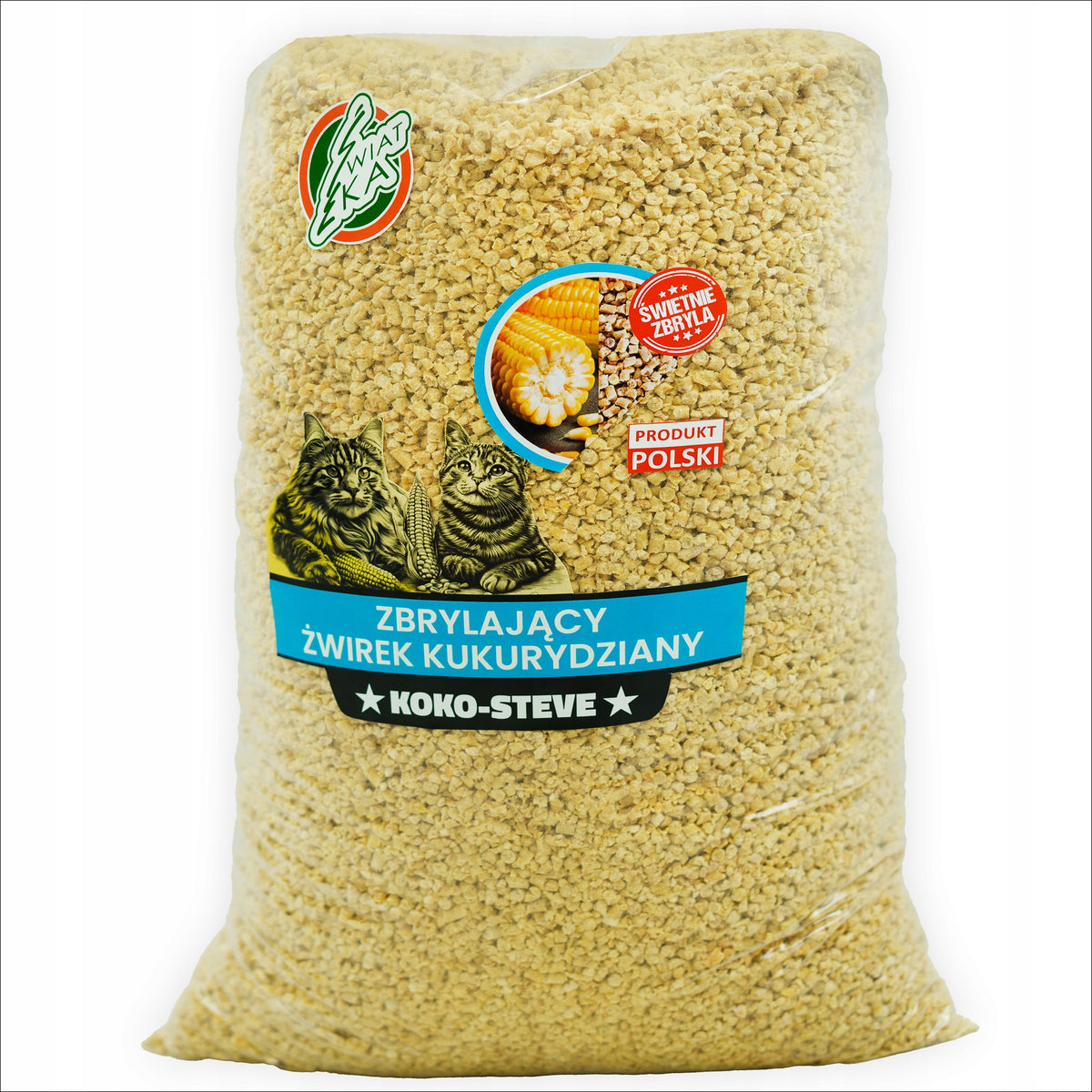 Natural Clumping Corn Litter for Cat Dust-Free Gentle 3 kg Manufacturer code Abcdef2