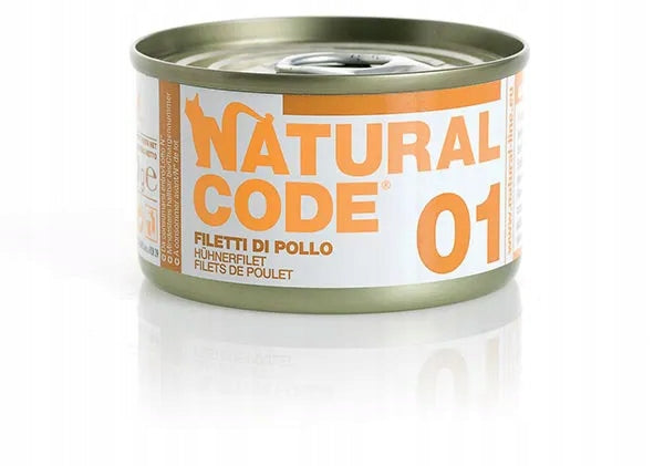 Natural Code Cat 01 Chicken Fillet Can 85g