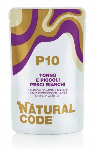 Natural Code Cat - P10 tuna, young fish sachet 70g
