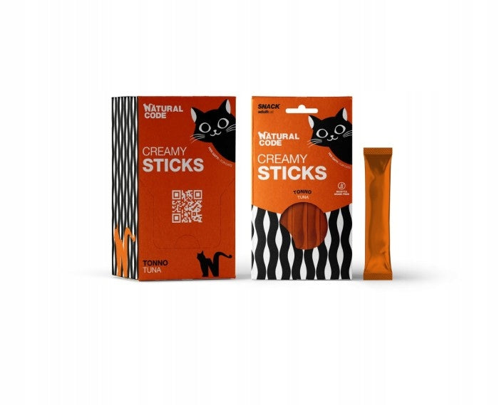 Natural Code Cat Snack Creamy Tuna 4x14g