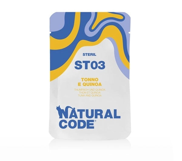 Natural Code ST03 Cat Tuna and Quinoa 70g