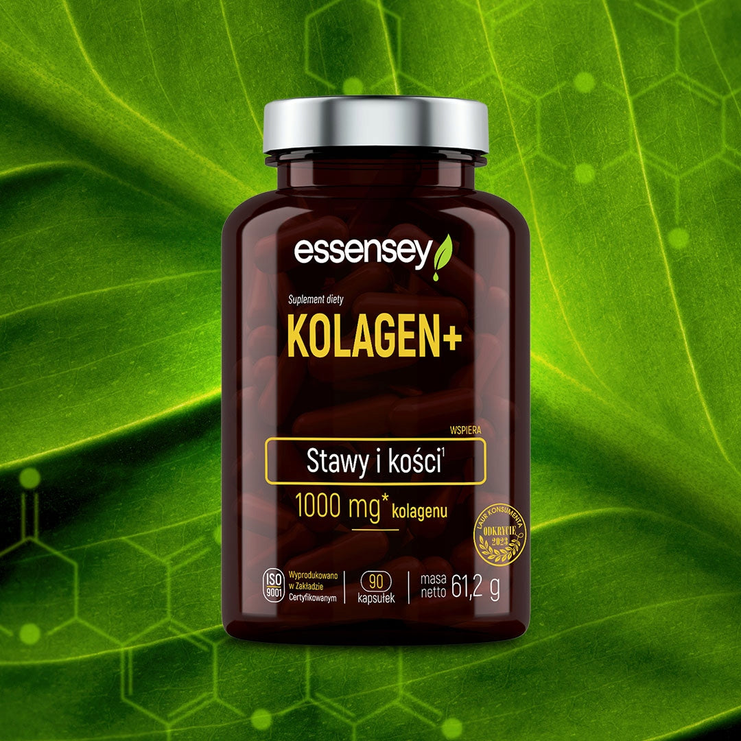 Natural Collagen + Vitamin C 90 Kaps SOLUGEL For Joints Skin Bone Teeth Manufacturer code Tabletki z kolagenem. wit C stawy, skóra
