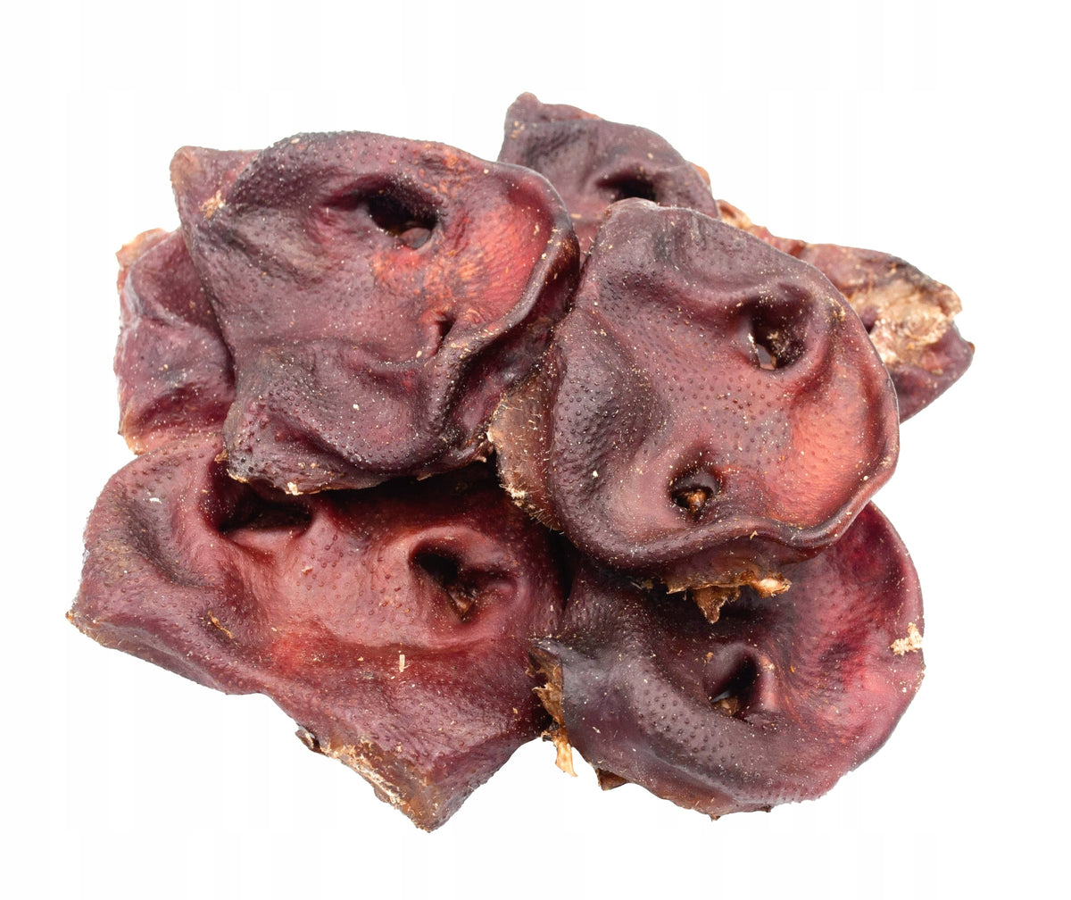 Natural DRIED Pork NOSES 100% 1kg