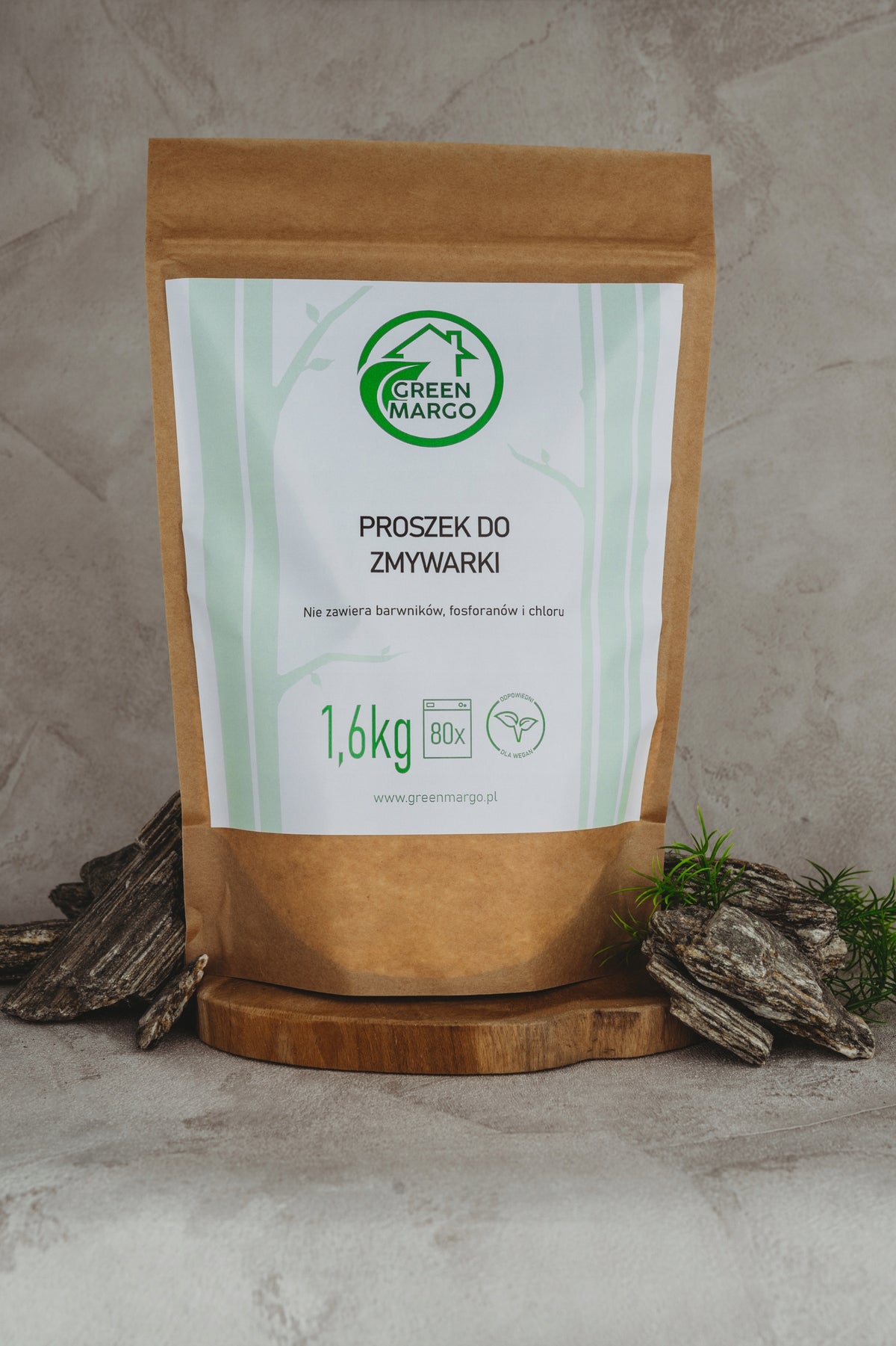 Natural Dishwasher Powder Packaging status original