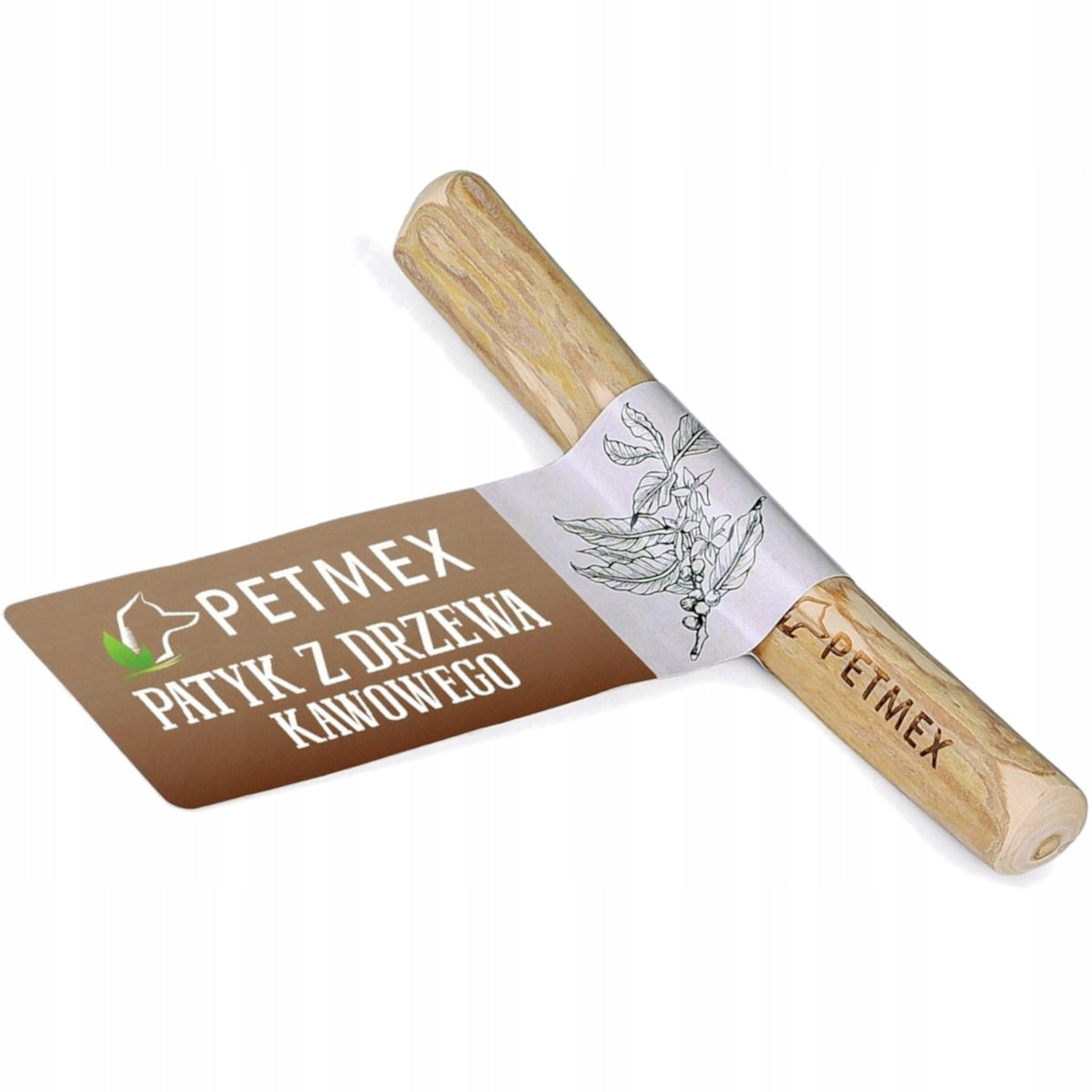 Natural Dog Teether Coffee Tree Stick (Coffee) Petmex Size S
