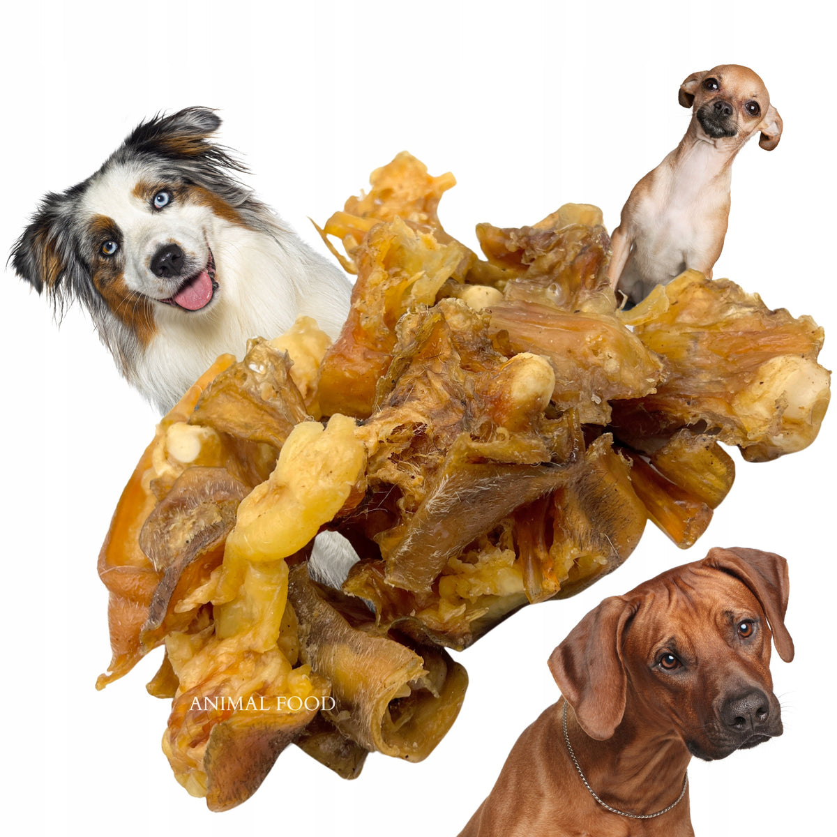 Natural Dog Teethers Beef Achilles Tendons PREMIUM 200g Animal Food