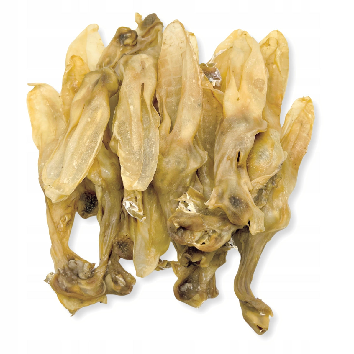 Natural Dog Teethers Dried Rabbit Ears HONEY 1 KG Animal Food Flavor rabbit