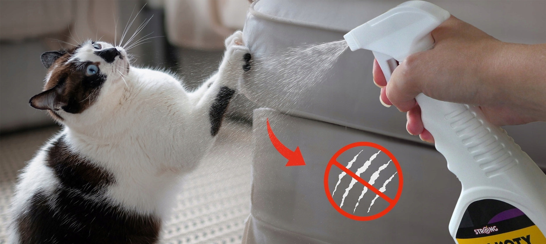 Natural Dog and Cat Repellent Mega Effective Brand Strong