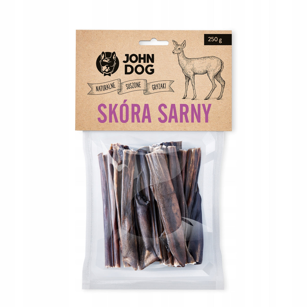 Natural Dried Dog Teether Deer Skin Manufacturer code SJDP46355IX0