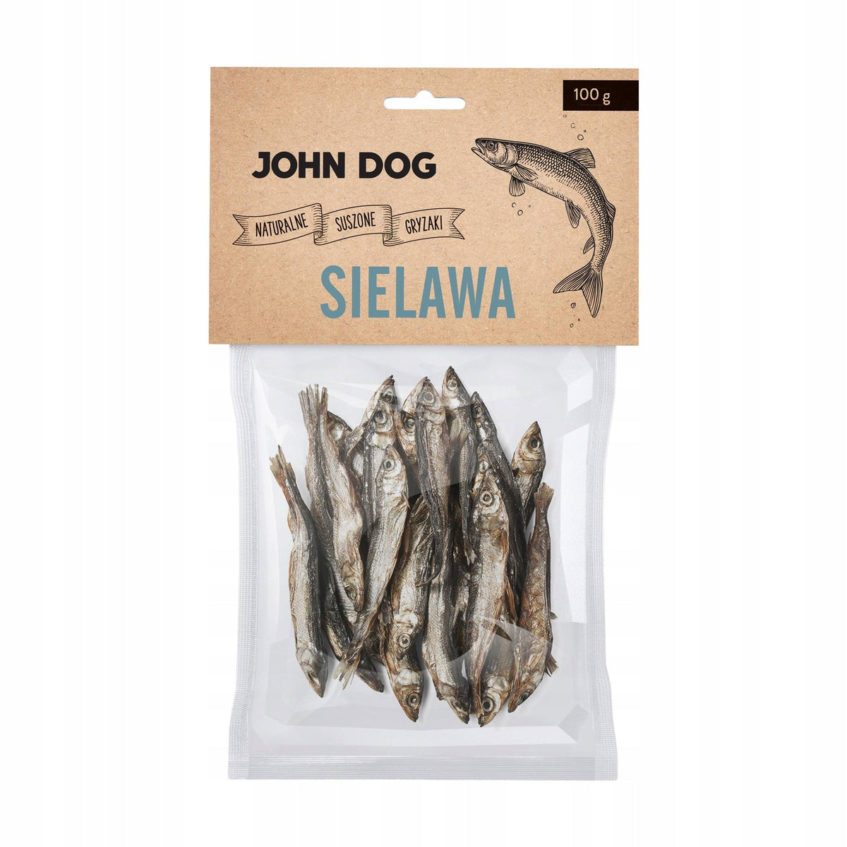 Natural Dried Dog Teether Dried Fish Sielawa 100 g