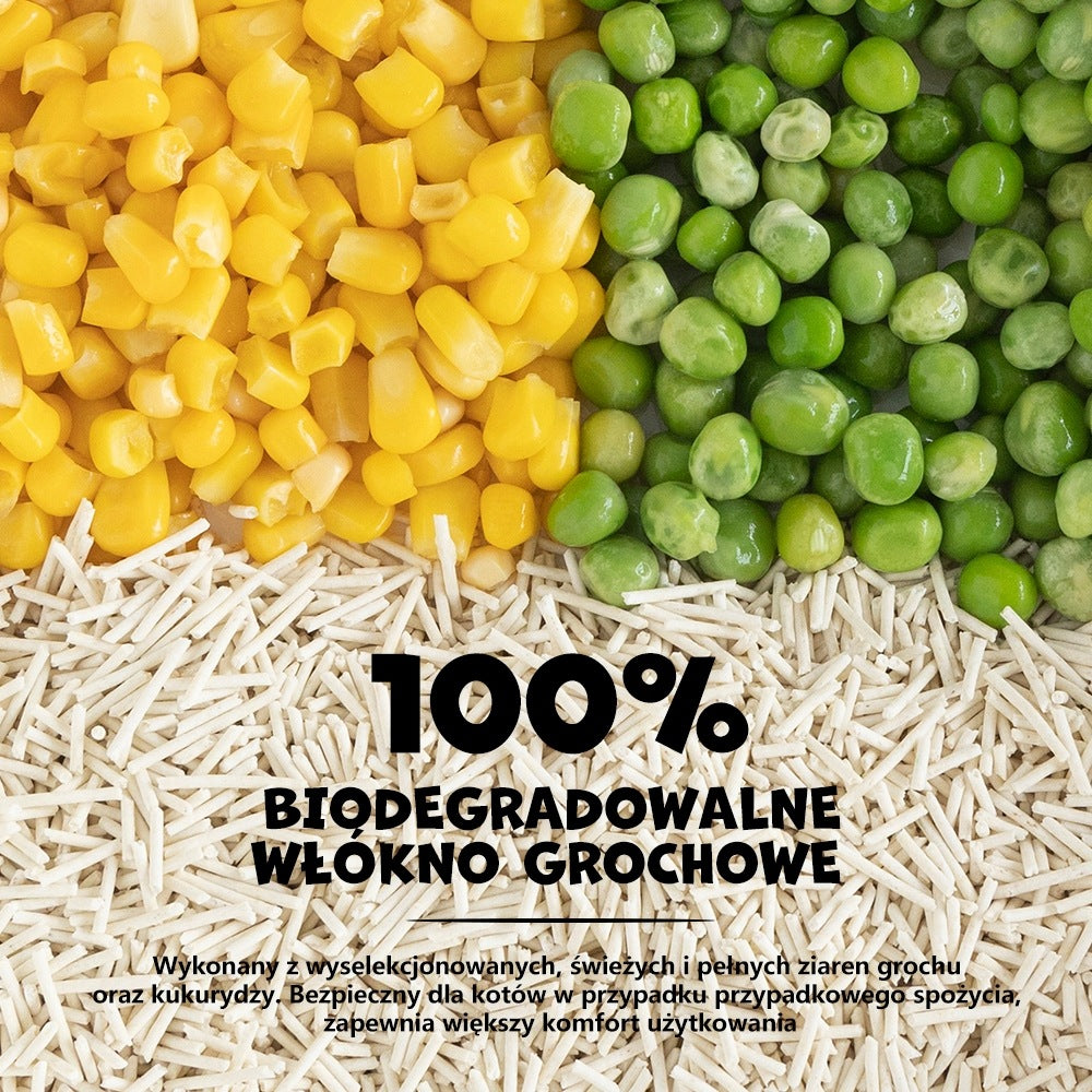 Natural Organic Biodegradable Tofu Litter 10kg UNIQ PETS Packaging status original