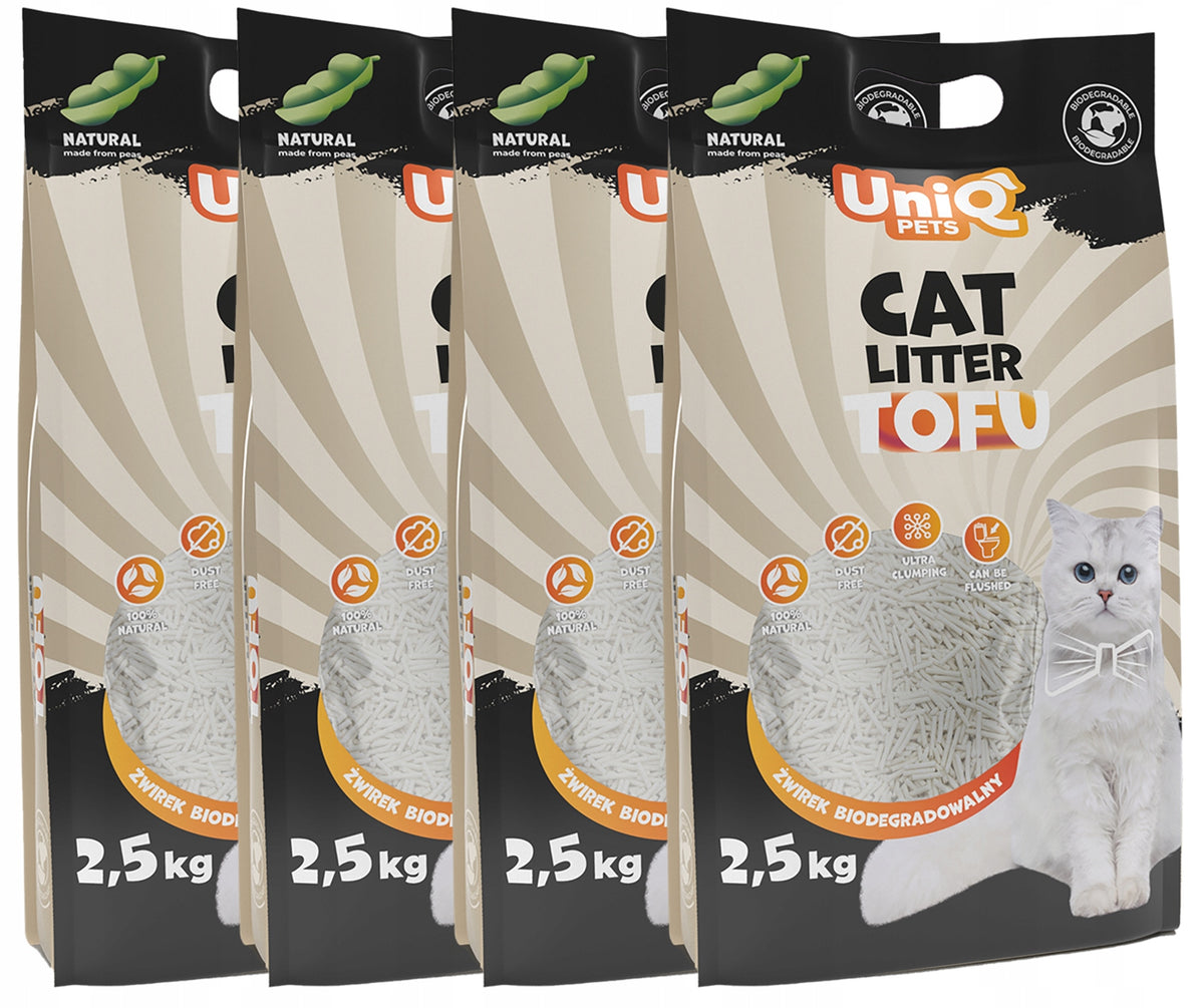 Natural Organic Biodegradable Tofu Litter 10kg UNIQ PETS