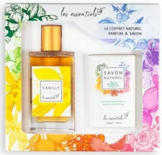 Natural Perfume VANILLA Les Essentiels EDP 80ml + Almond Soap 100g