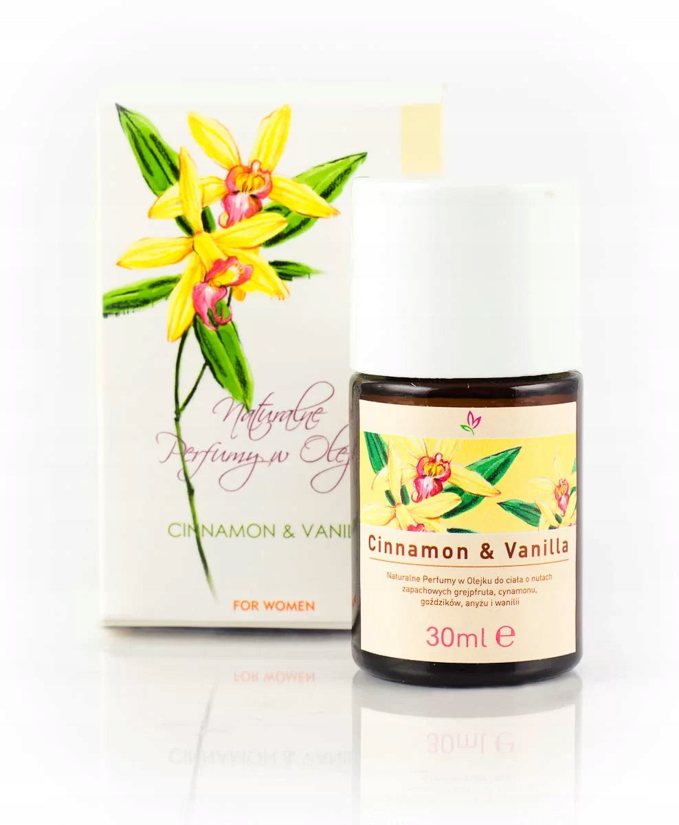 Natural Perfume in CINNAMON & VANILLA Oil 30ml