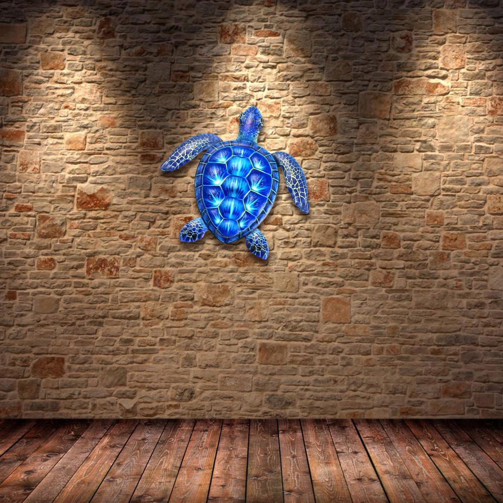 Natural Style Metal Wall Decor Animal Bleu EAN (GTIN) 0788618951623