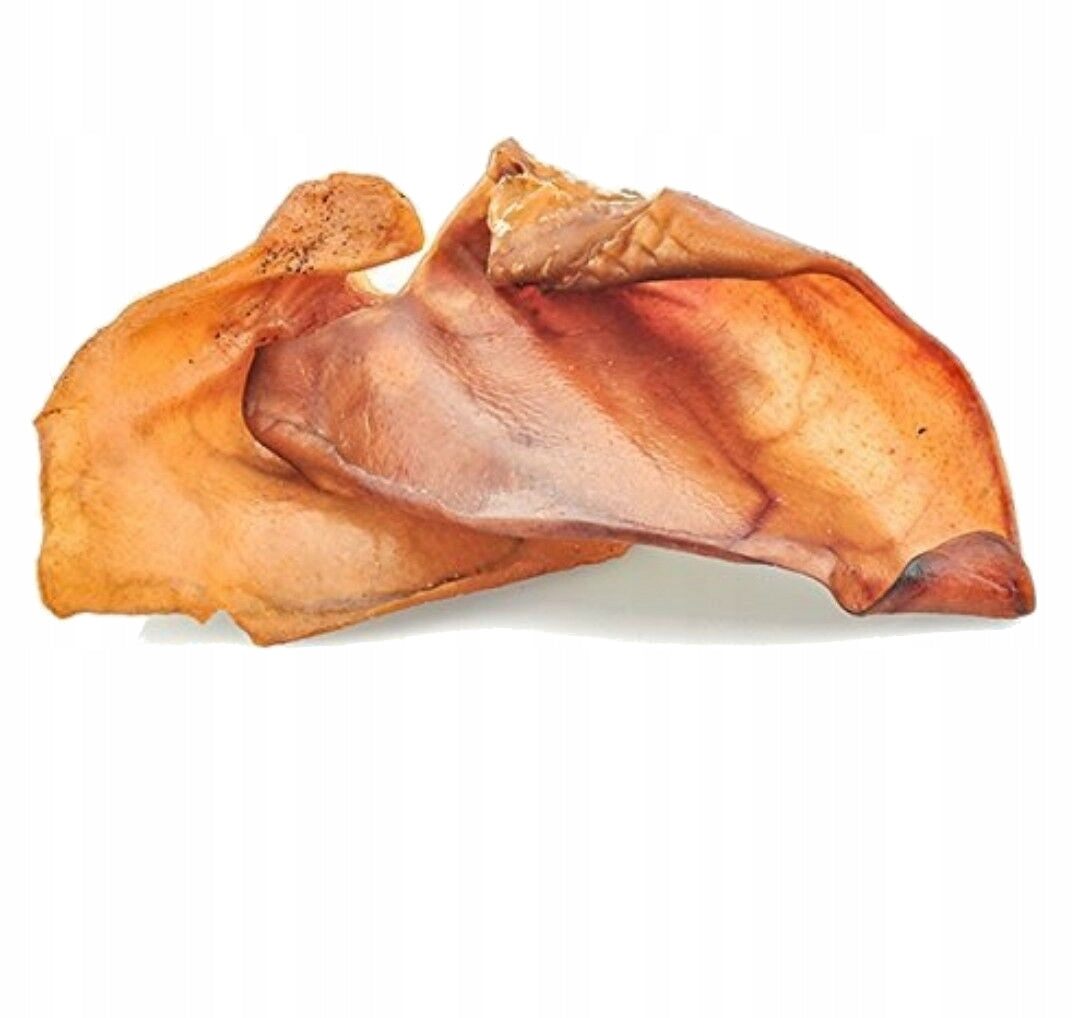 Natural Teether, Dog Treat Pork Ear Flaps 1 Pack