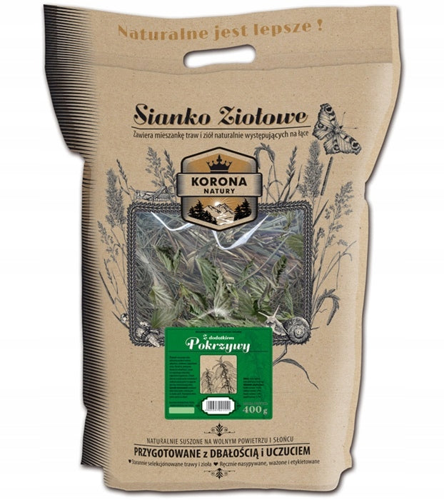 Natural-Vit Herbal Hay with Nettle 400g Rodent Rabbit