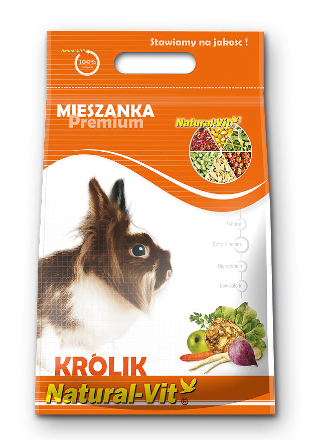 Natural-Vit Rabbit Food 500g Premium Blend