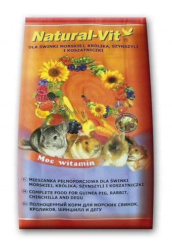 Natural Vit Rabbit Rodent Food Chinchilla Pig 20Kg Premium Brand Natural-Vit