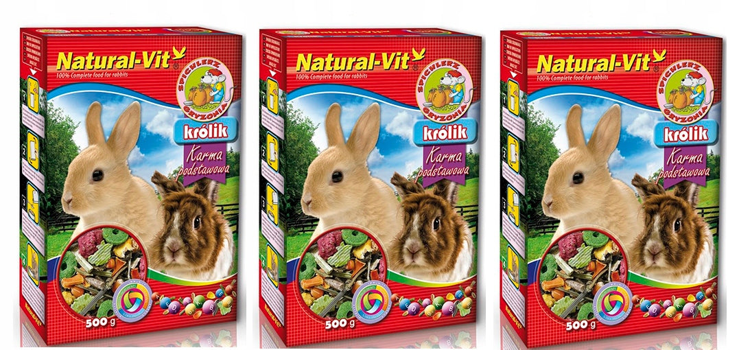 Natural-Vit food mix 0,5 kg rabbit 3pcs
