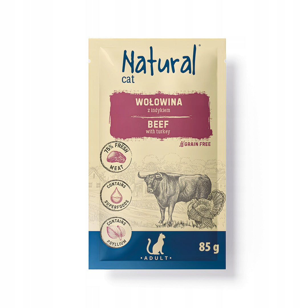 Natural Wet Food Beef 85 g