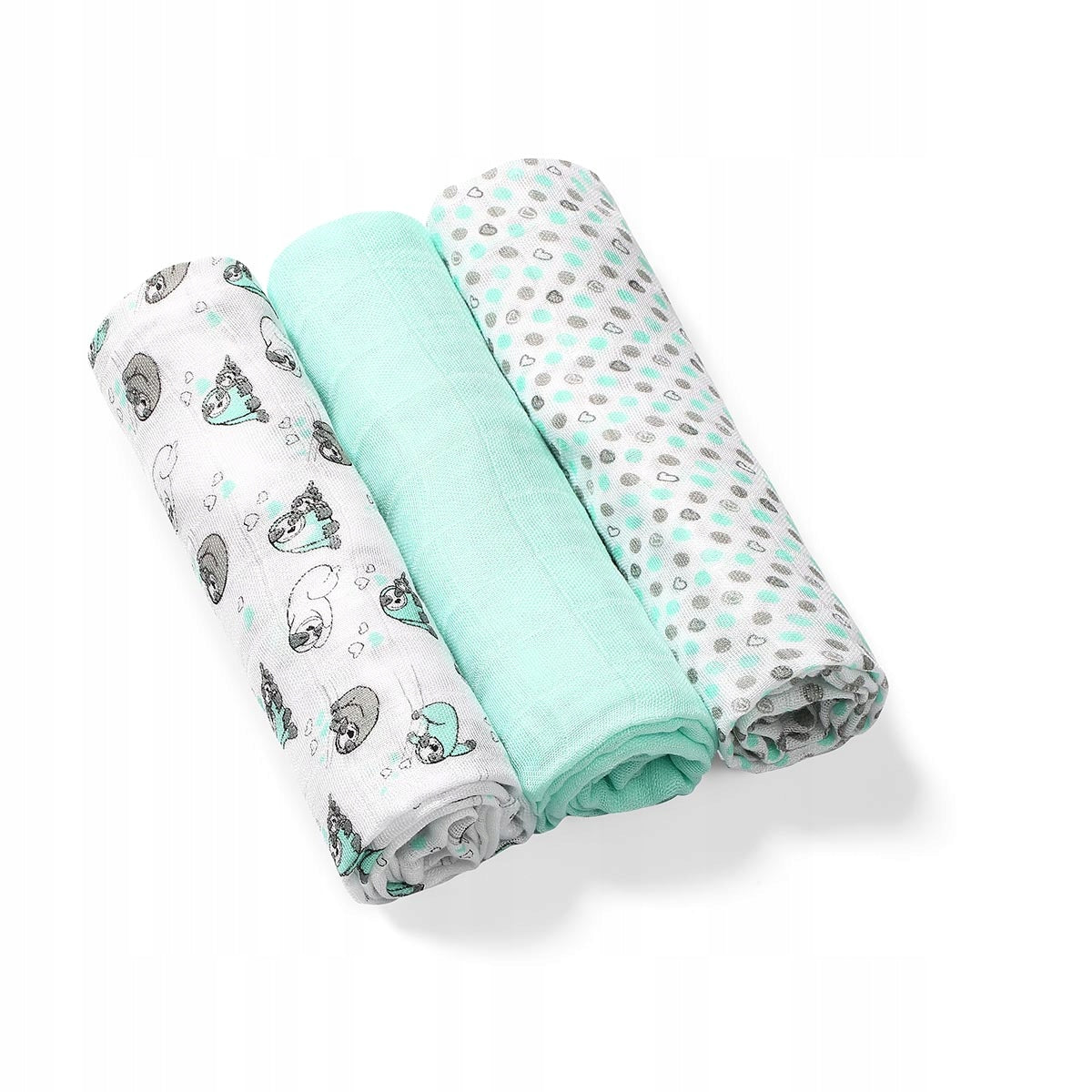 Natural bamboo fibre diapers NATURAL BAMBOO Babyono 397/04 mint Brand Babyono