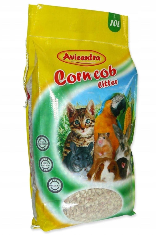 Natural bedding corn litter thick 10l natural litter for cats