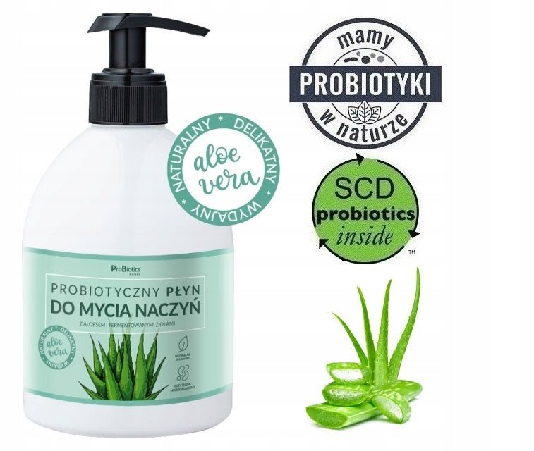Natural dishwashing liquid with aloe extract 500ml