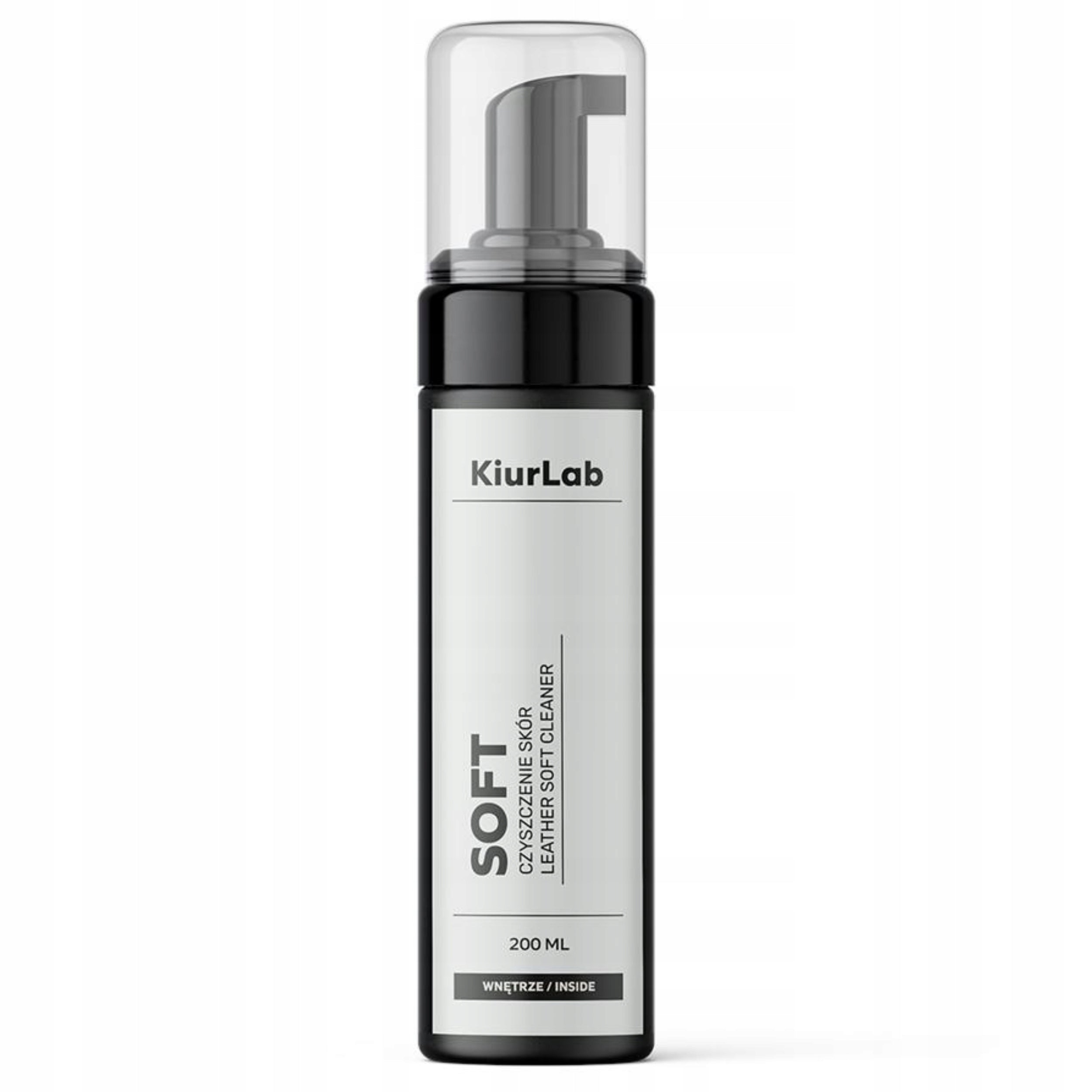 Natural leather and eco-leather cleaner KiurLab Soft Cleaner 200ml Manufacturer's catalog number KL240106