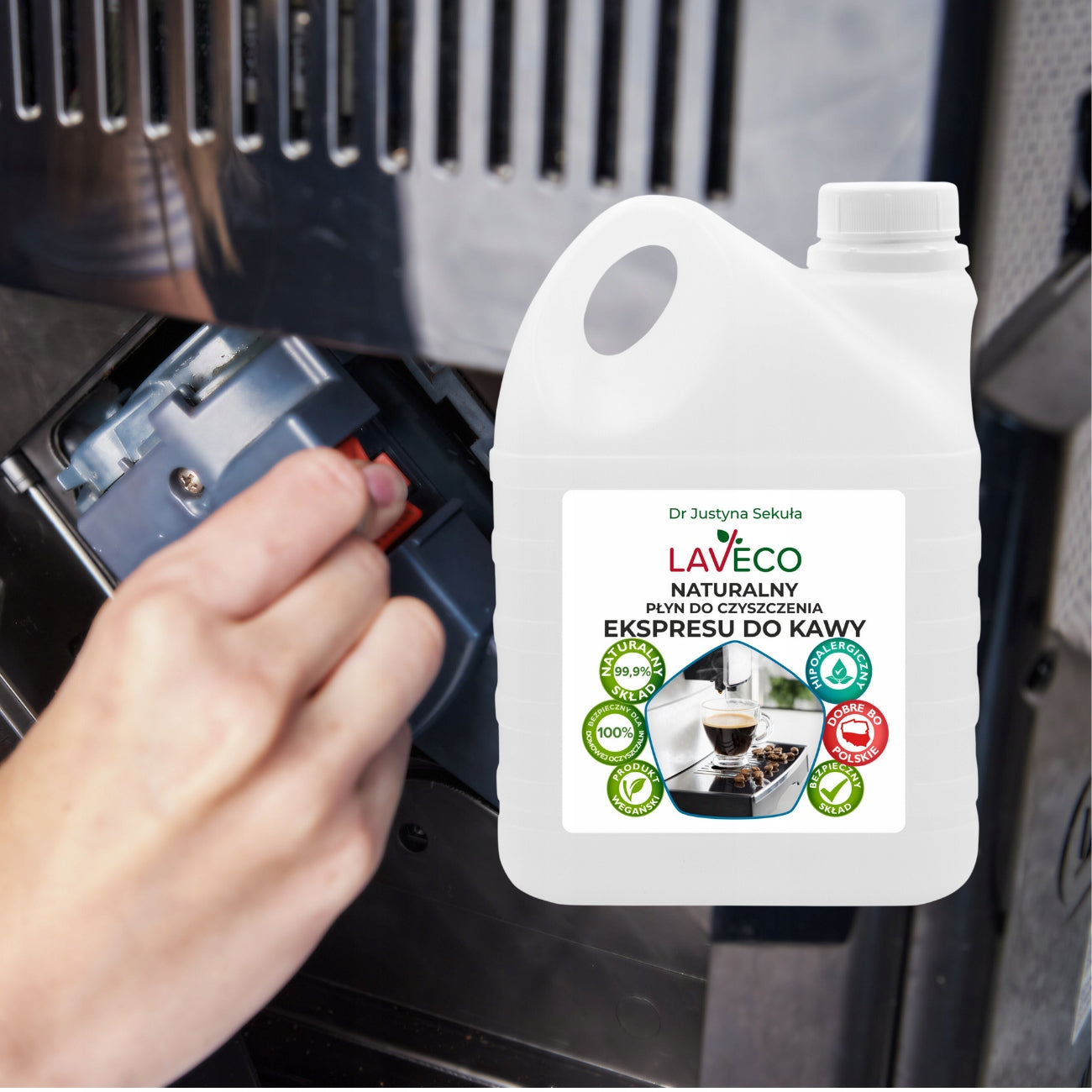 Natural liquid for cleaning the machine - 2 l - LAVECO Manufacturer code 0181