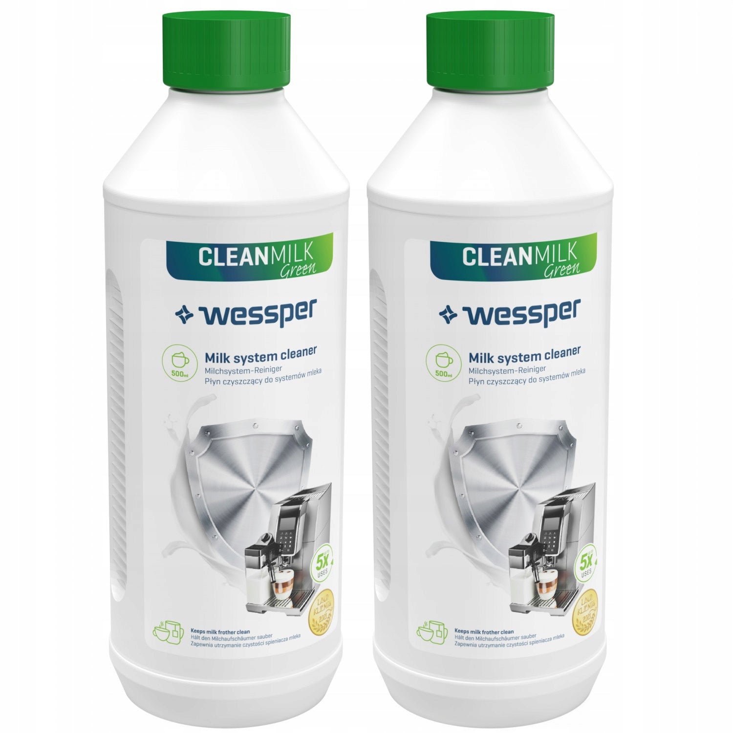 Natural milk system cleaner for Wessper CleanMilk - 2x