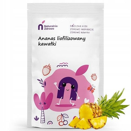 Naturalnie Zdrowe Freeze-dried Pineapple in Pieces Fruit 20 g