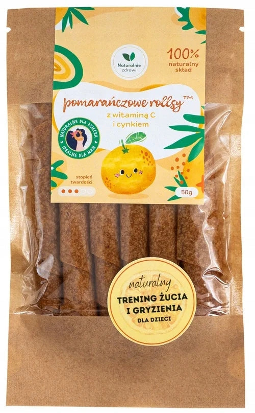 Naturalnie zdrowi Orange rolls with vitamin C and zinc 50 g