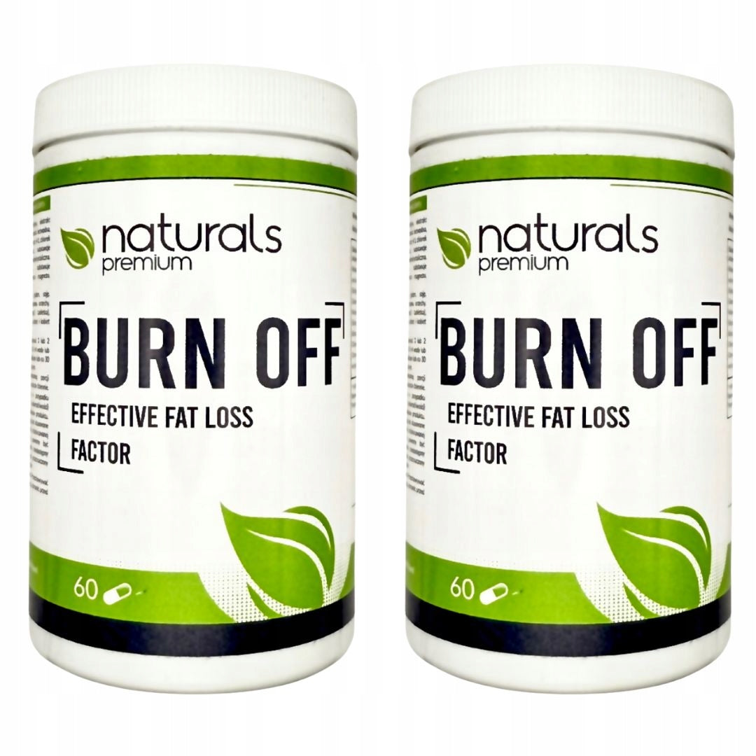 Naturals Premium Burn Off 60 kaps. fat burner thermogenic reduction TOP