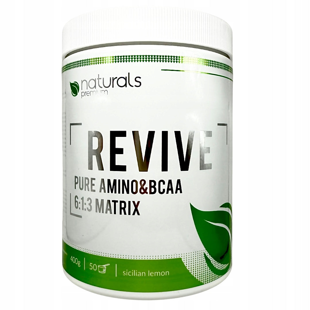 Naturals Premium Revive 400g amino acids bcaa eaa magnesium potassium regeneration Packaging status original