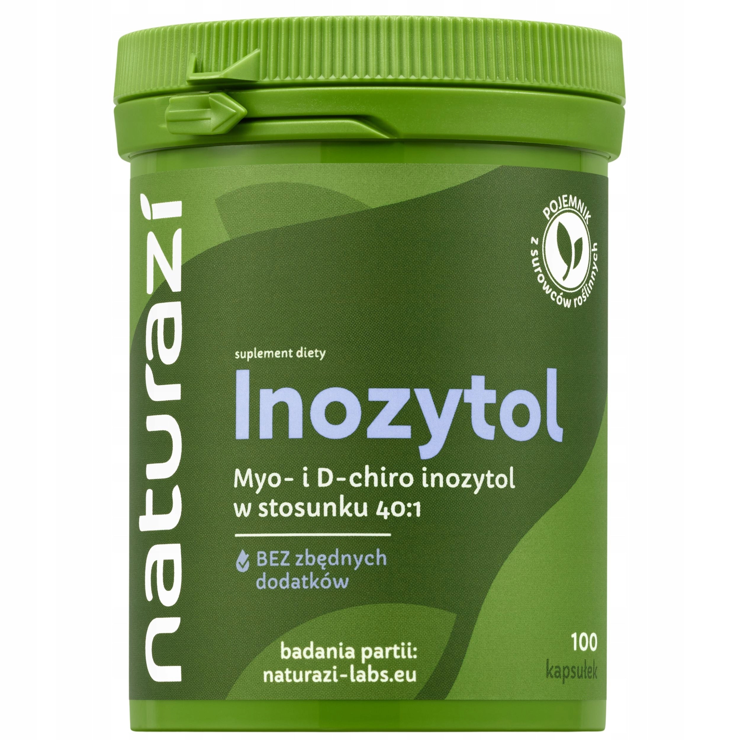 Naturazi Inositol Myo D-chiro 40:1 779mg - TESTS CONTENTS