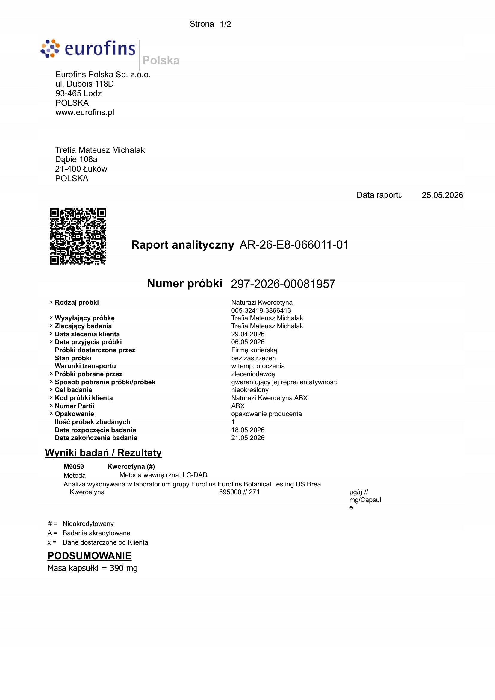 Naturazi Quercetin 250mg pearl for allergies - STUDIES CONTENTS Brand no brand