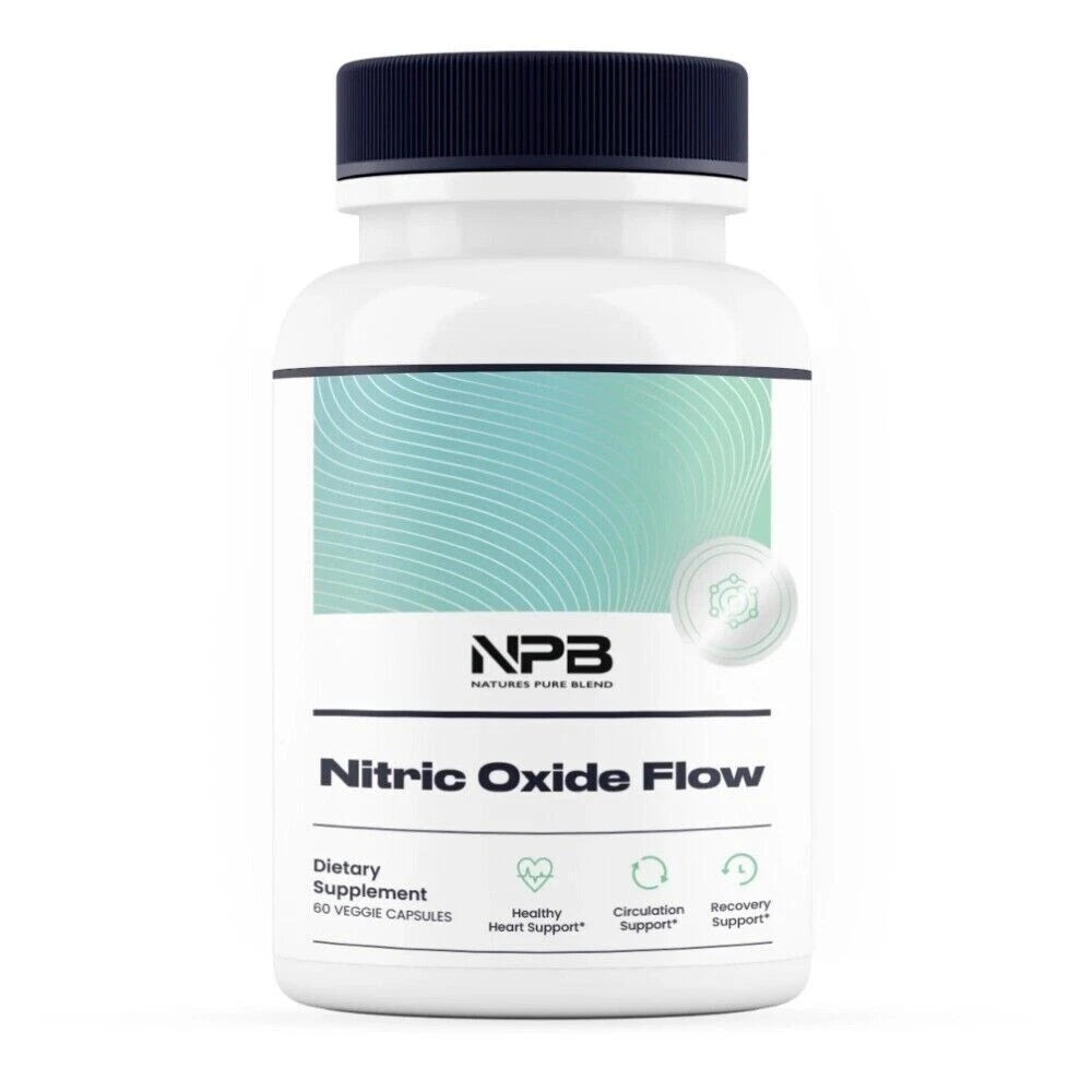 Nature Pure Blend Dietary Supplement with Nitrogen Oxide Supports Blood Health and