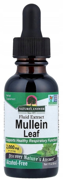 Nature's Answer | Mullein Leaf | Liquid Extract, Alcohol Free | 30 ml