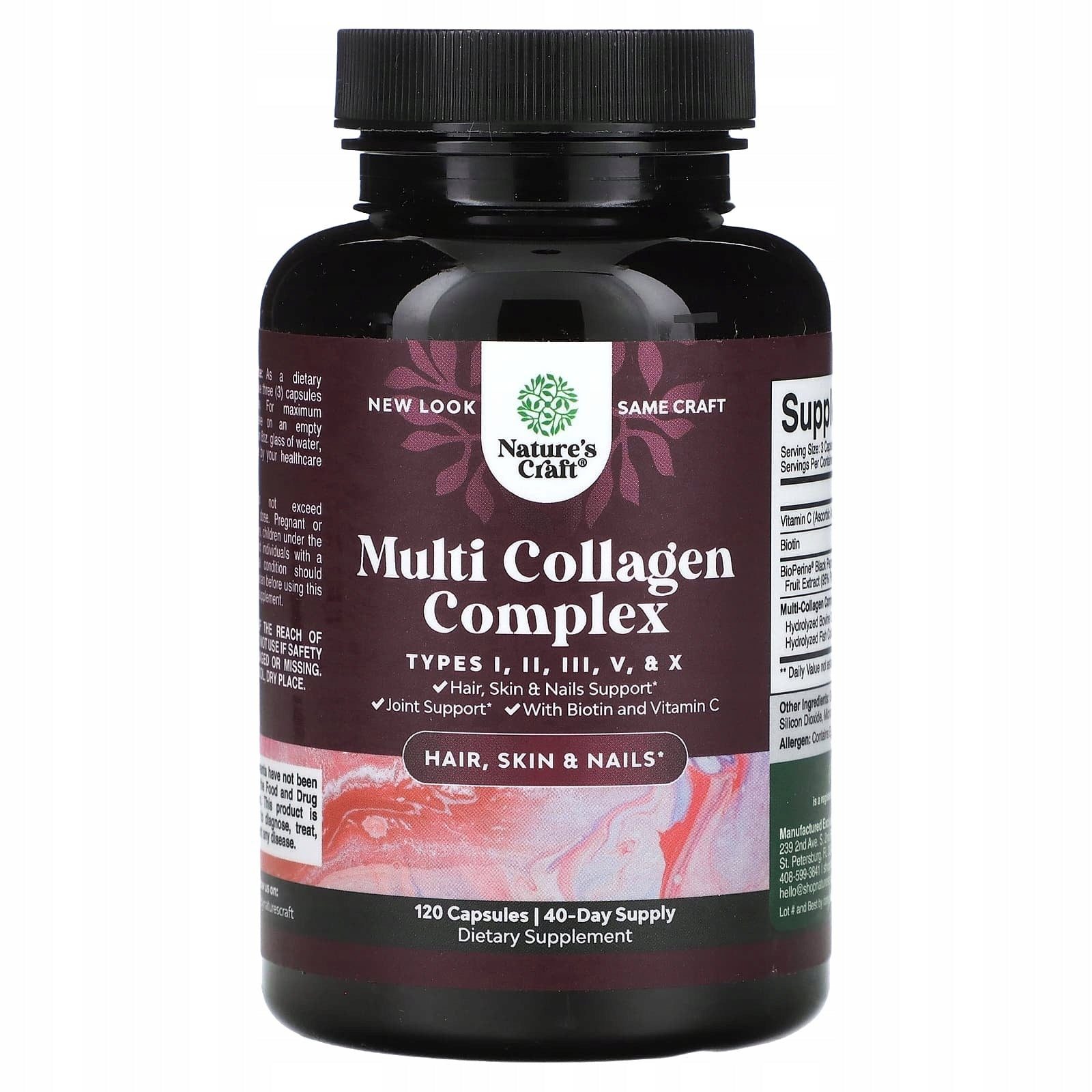 Nature's Craft, Multicollagen complex, 120 capsules