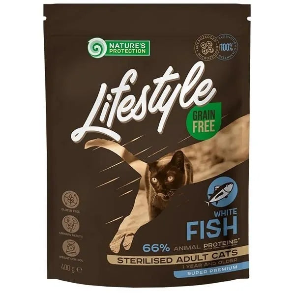Nature's Protection Dry Cat Food Sterilized 0.4 kg Manufacturer code NPLS45801