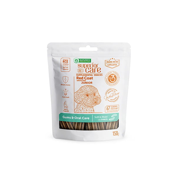 Nature's Protection Red Coat Puppy Dental Chews 150g