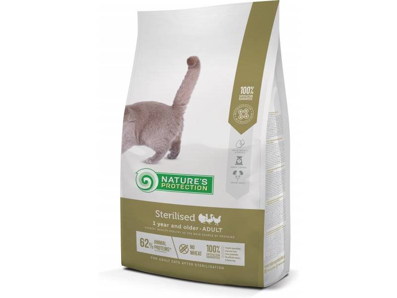 Nature's Protection Sterilised Poultry Adult Cat 7 kg