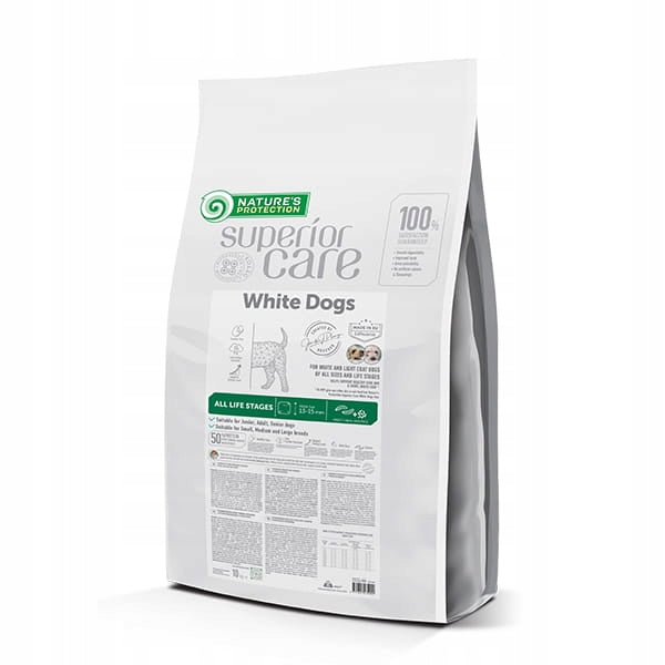 Nature's Protection Superior Care Dog Dry White Dogs Insect Varianta: 10 kg Brand Nature's Protection