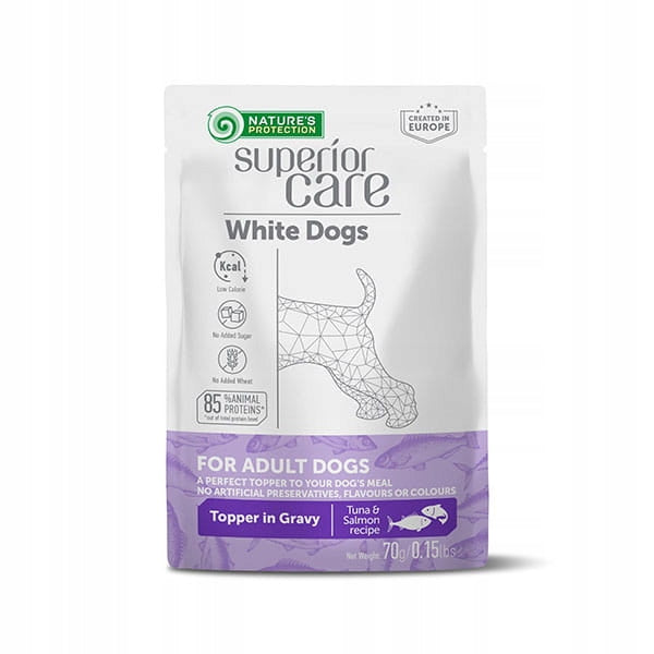 Nature's Protection Superior White Dogs Adult Tuna & Salmon 70g