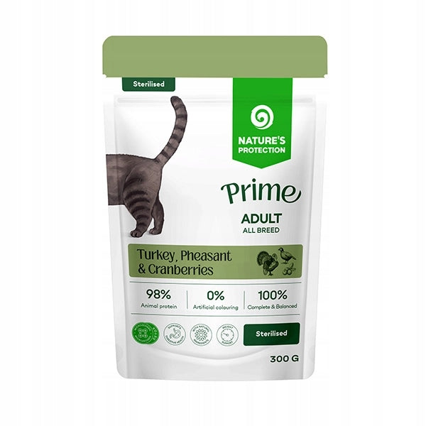 Nature's Protection Wet Cat Food Sterilized with Turkey 300g