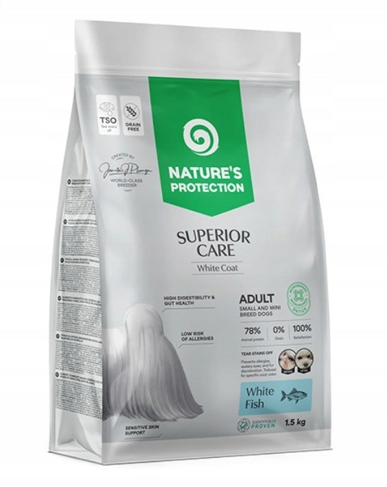 Nature's Protection White Dogs White Fish Adult 1.5 kg