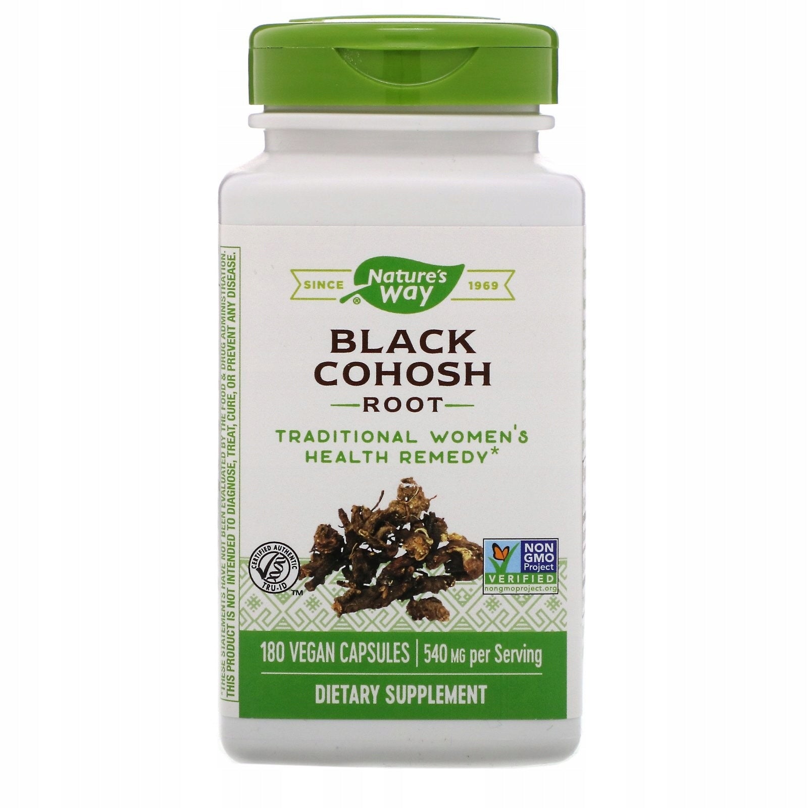 Nature's Way, Black Rhizome, 540 mg, 180 Vegan Capsules Expiration date at least 1 year from the date of purchase